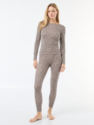 Legging stretch thermorégulateur taille élastique