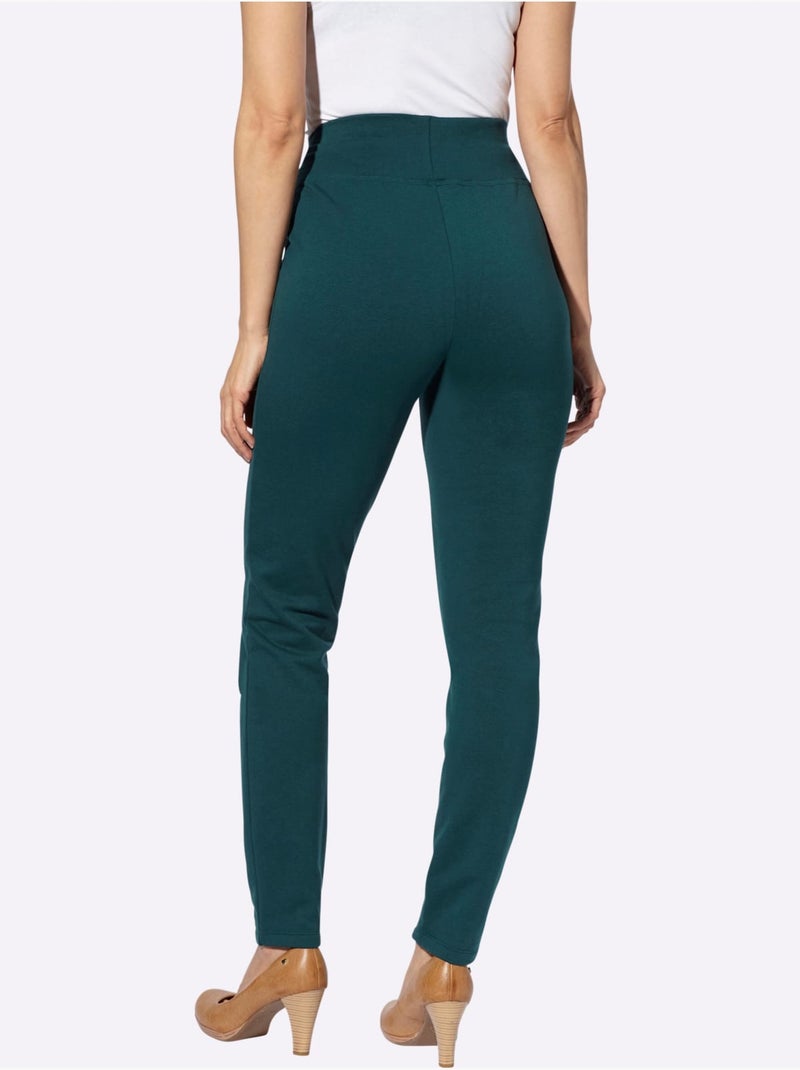 Legging sweat avec intérieur en polaire douce et chaude - taille standard - witt Bleu pétrole - Kiabi