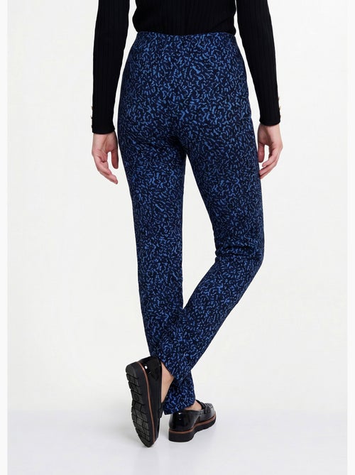 Legging taille élastiquée extensible uni ou bicolore - Afibel - Kiabi