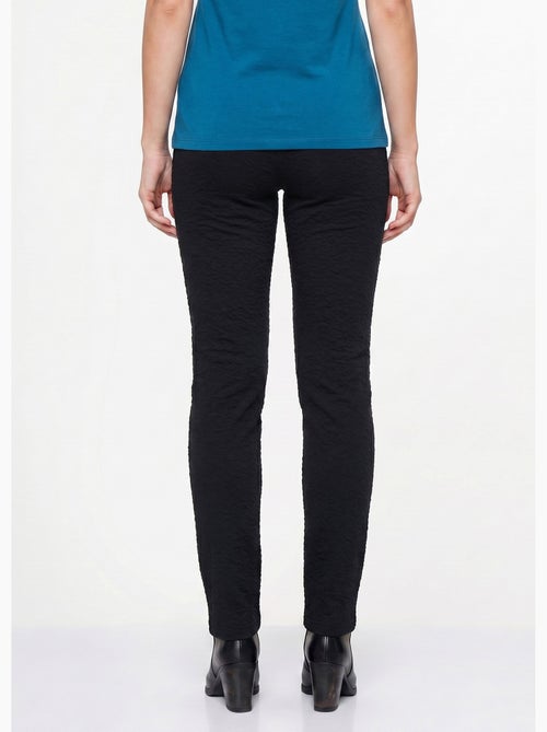 Legging taille élastiquée extensible uni ou bicolore - Afibel - Kiabi Legging taille élastiquée extensible uni ou bicolore - Afibel - Kiabi