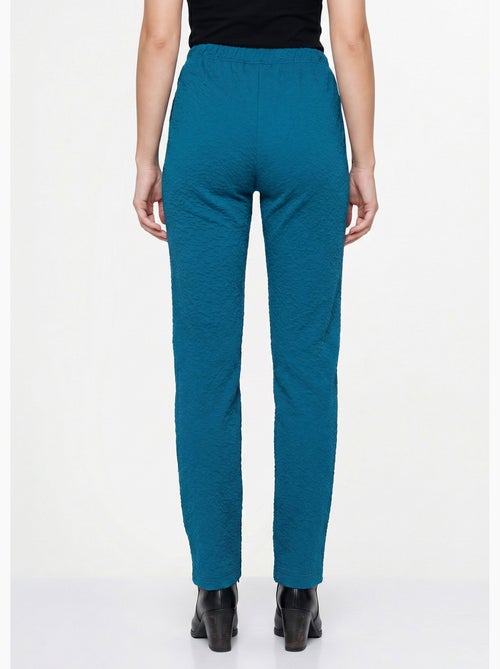 Legging taille élastiquée extensible uni ou bicolore - Afibel - Kiabi