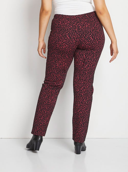 Legging taille élastiquée extensible uni ou bicolore - Kiabi