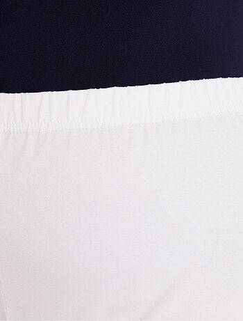 Legging taille élastiquée jersey coton - Afibel