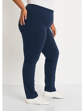Legging taille élastiquée jersey coton - Afibel
