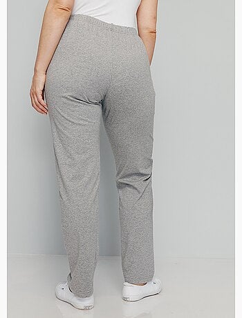 Legging taille élastiquée jersey coton - Afibel