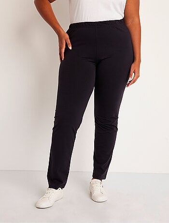 Legging taille élastiquée jersey coton - Afibel