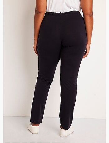 Legging taille élastiquée jersey coton - Afibel