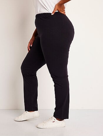 Legging taille élastiquée jersey coton - Afibel