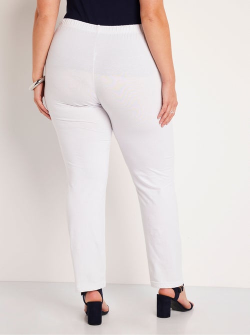 Legging taille élastiquée jersey coton - Kiabi