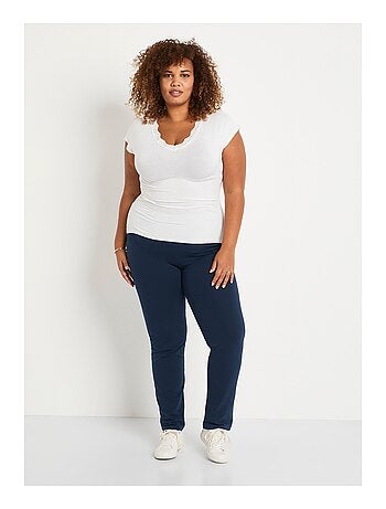 Legging taille élastiquée jersey coton