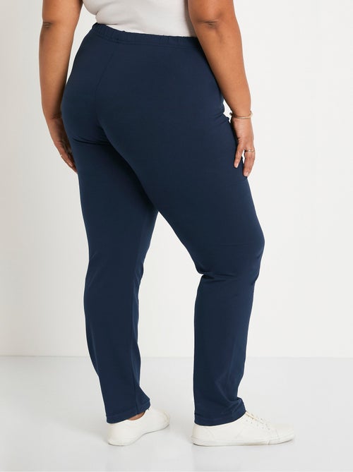 Legging taille élastiquée jersey coton - Kiabi