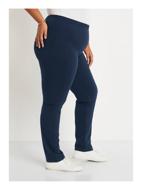 Legging taille élastiquée jersey coton - Kiabi