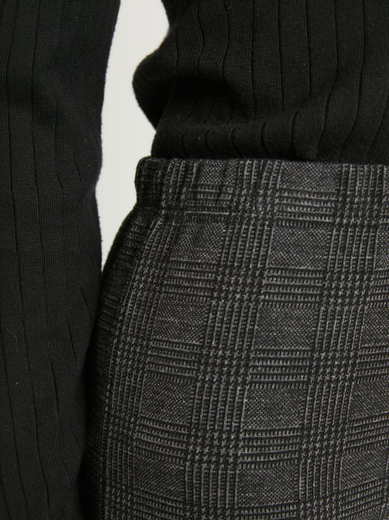 Legging taille élastiquée jersey extensible - Afibel Gris - Kiabi