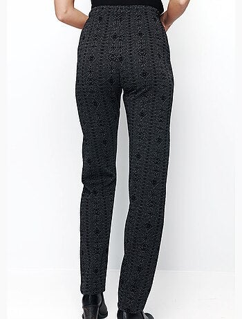 Legging taille élastiquée jersey extensible - Afibel