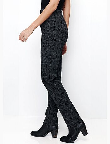 Legging taille élastiquée jersey extensible - Afibel