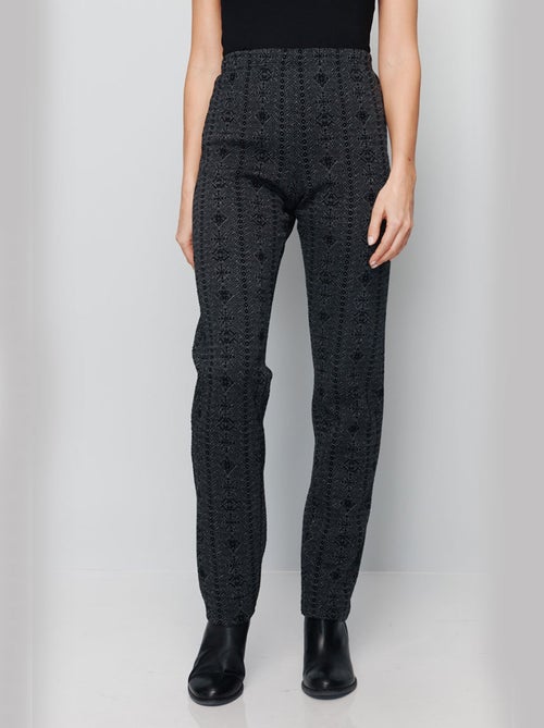 Legging taille élastiquée jersey extensible - Kiabi