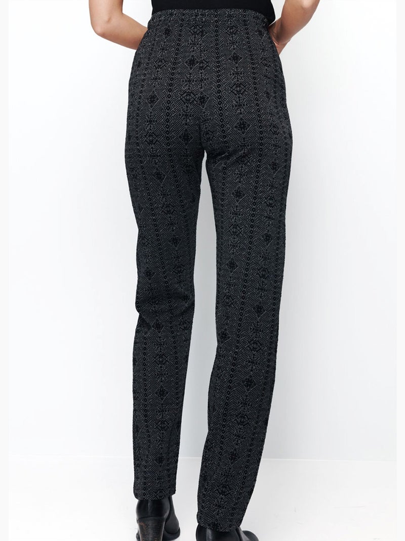 Legging taille élastiquée jersey extensible Gris foncé - Kiabi
