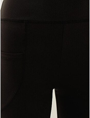 Legging taille haute à jambes larges avec poches