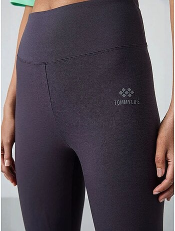 Legging taille haute en coton et élasthanne tommy