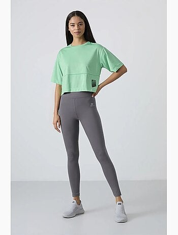 Legging taille haute en coton et élasthanne tommy