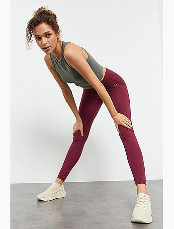 Legging taille haute en coton et élasthanne tommy