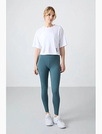 Legging taille haute en coton et élasthanne tommy
