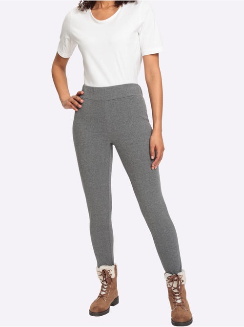 Legging thermique à ceinture élastique confortable avec intérieur gratté - Taille standard - Witt - Kiabi