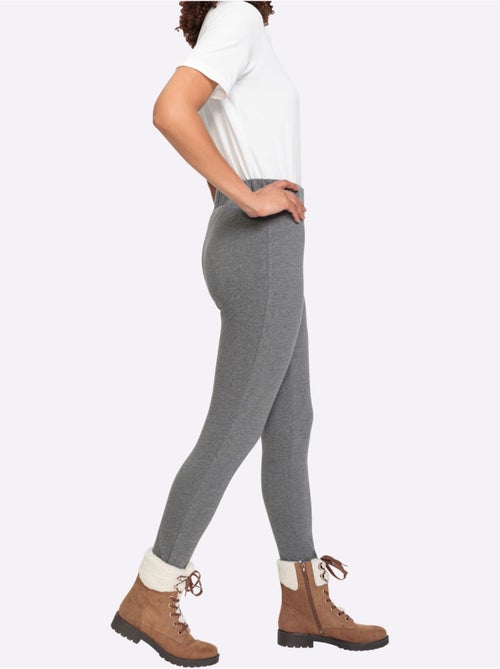 Legging thermique à ceinture élastique confortable avec intérieur gratté - Taille standard - Witt - Kiabi