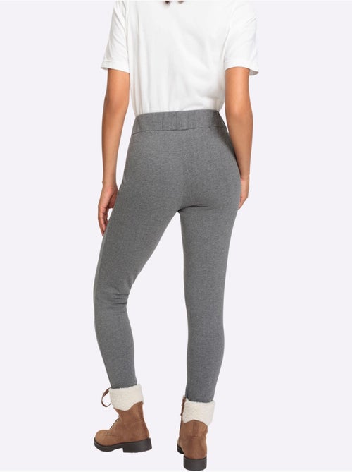 Legging thermique à ceinture élastique confortable avec intérieur gratté - Taille standard - Witt - Kiabi