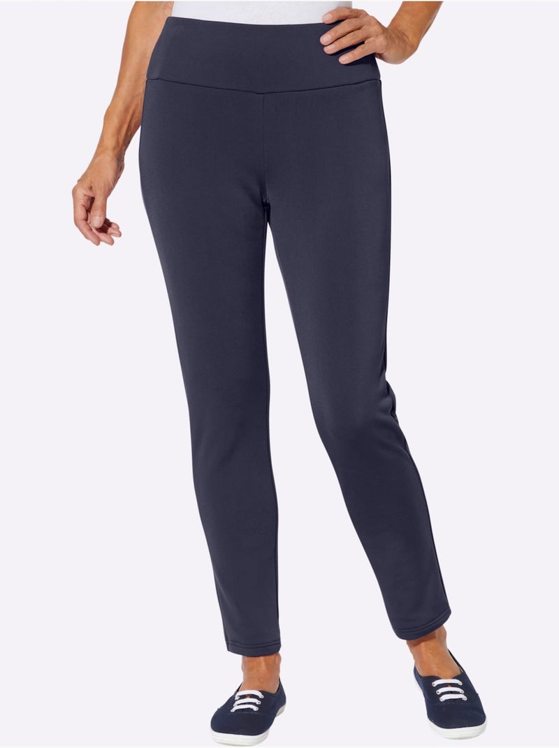 Legging Thermique Intérieur Doux Gratté - Taille Standard - Moda Vilona Bleu marine - Kiabi