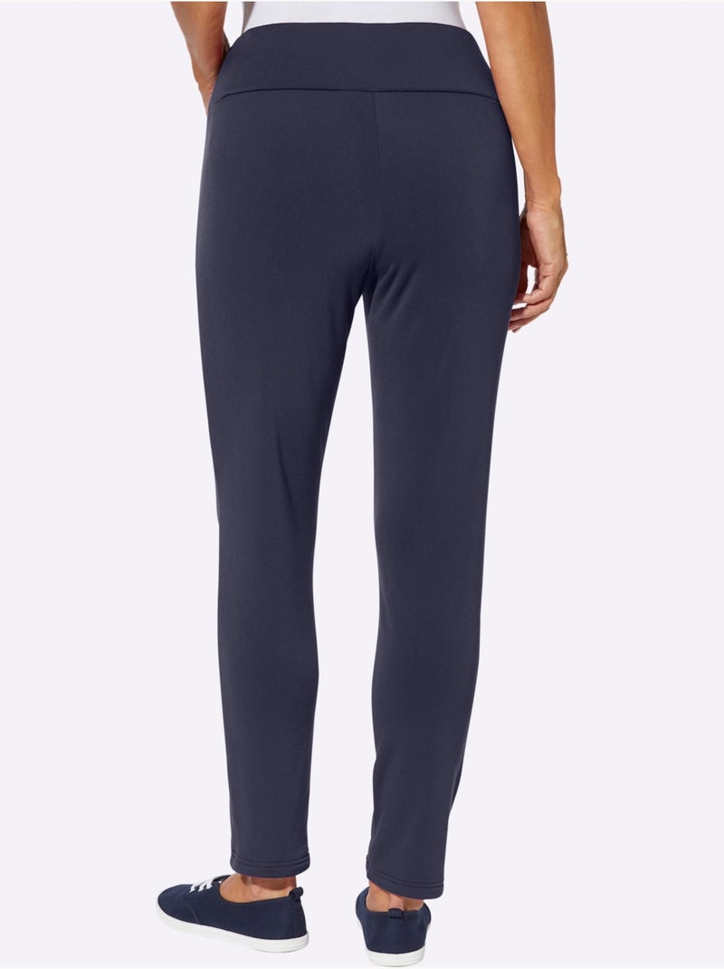 Legging Thermique Intérieur Doux Gratté - Taille Standard - Moda Vilona Bleu marine - Kiabi