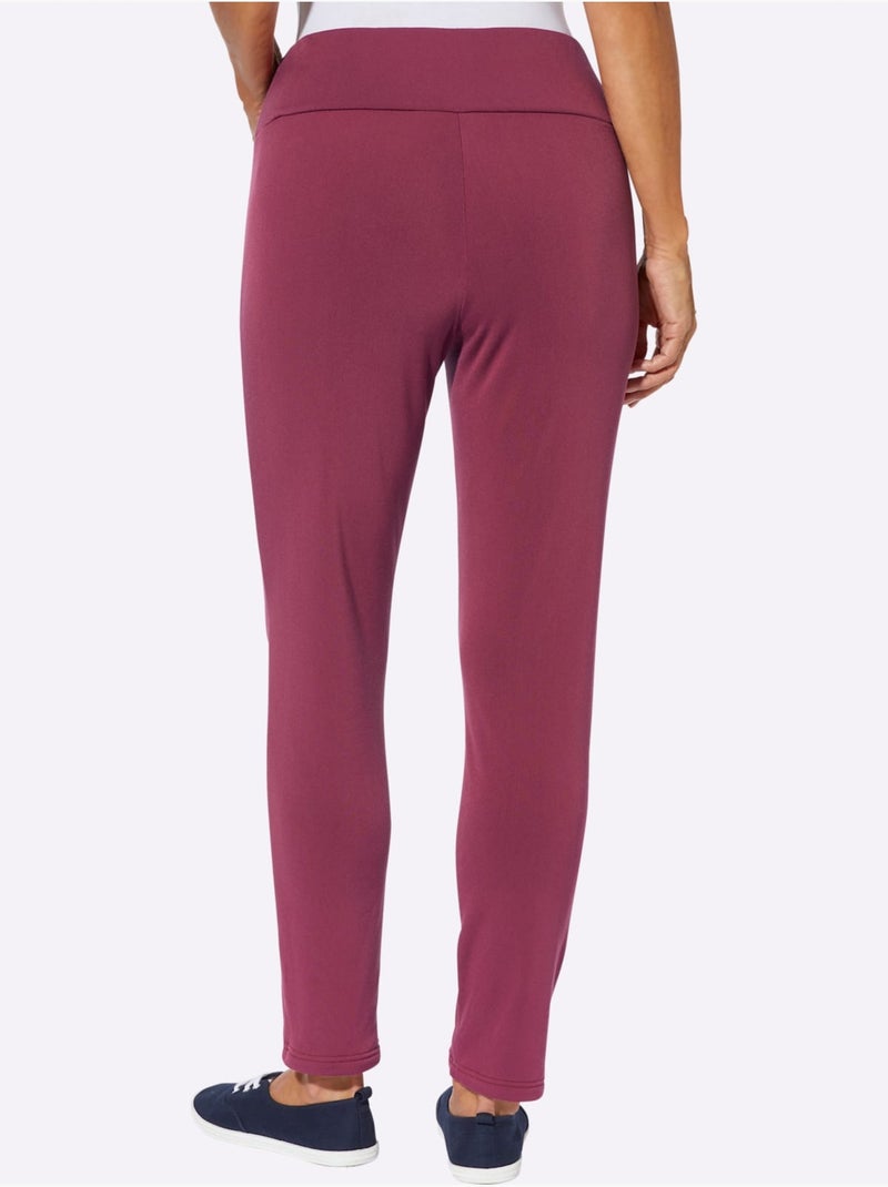 Legging Thermique Intérieur Doux Gratté - Taille Standard - Moda Vilona Bordeaux - Kiabi