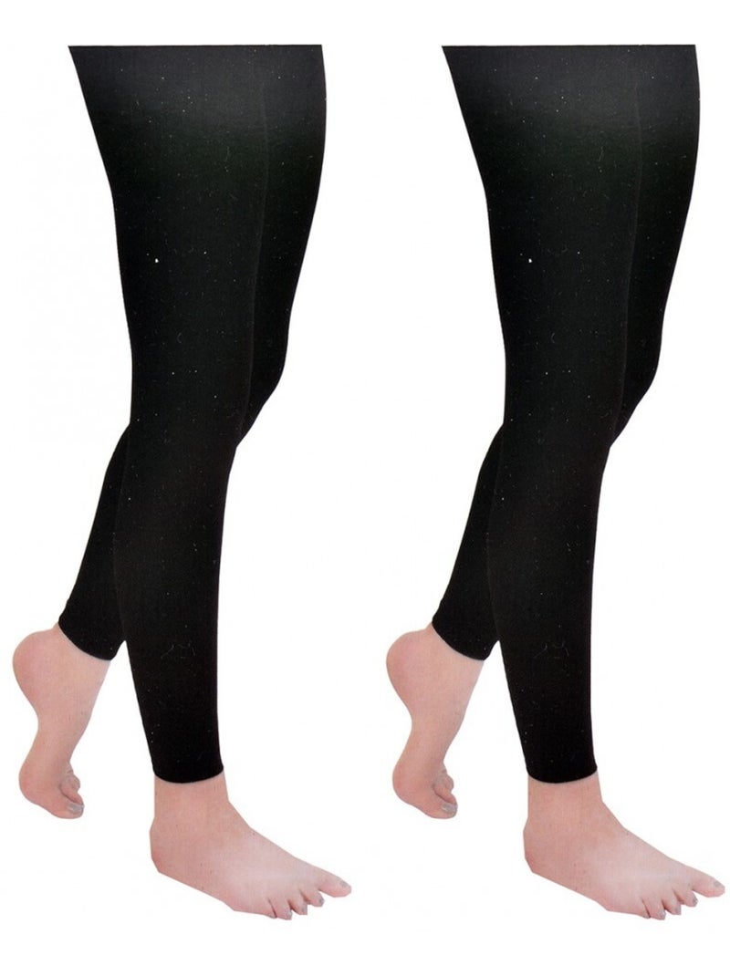 Legging  Thermo CXL By CHRISTIAN LACROIX - Pack de 2 Noir - Kiabi