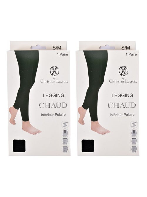 Legging  Thermo CXL By CHRISTIAN LACROIX - Pack de 2 - Kiabi