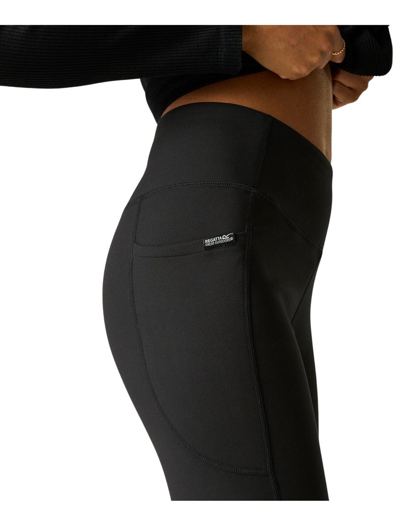 Legging uni à taille élastiquée outdoor comfort - regatta Noir - Kiabi