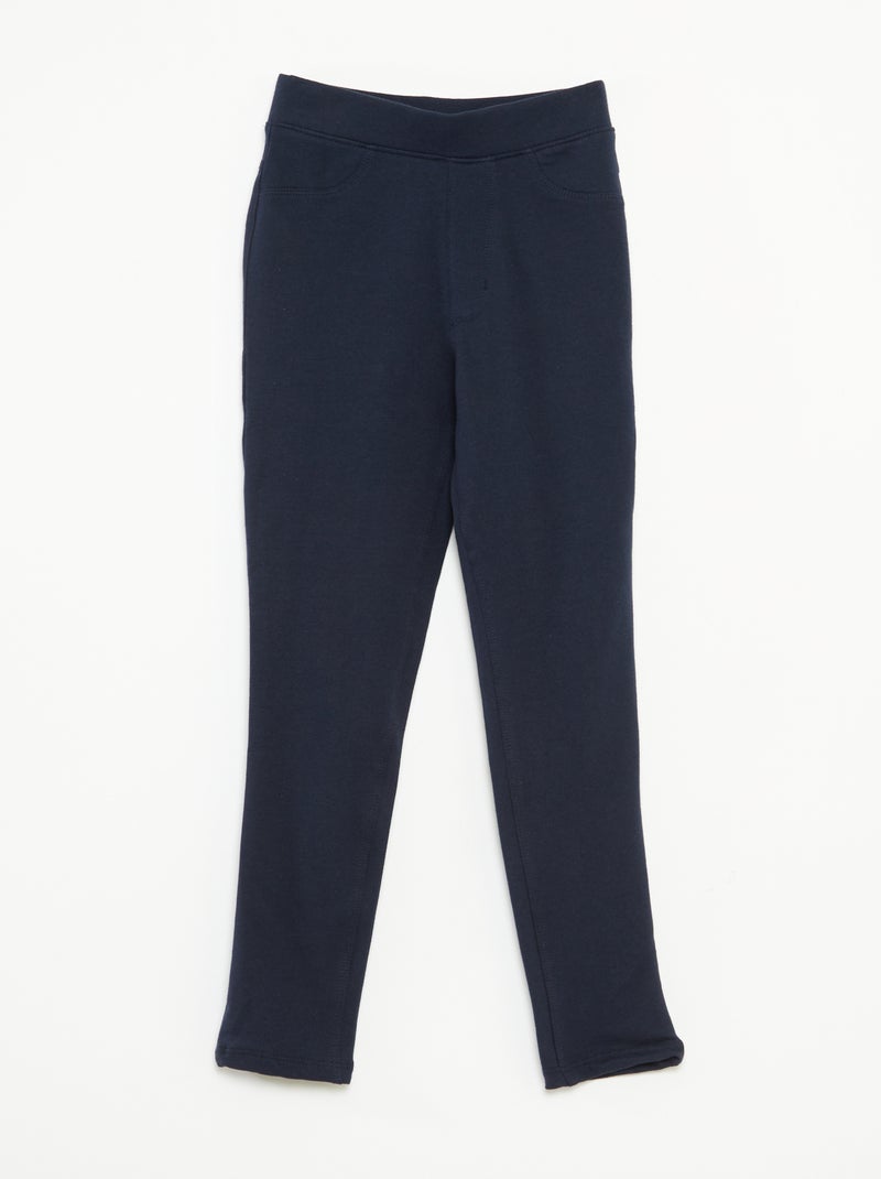 Legging uni Bleu - Kiabi