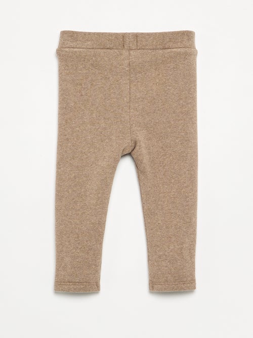 Legging uni en tricot gratté - Kiabi Legging uni en tricot gratté - Kiabi