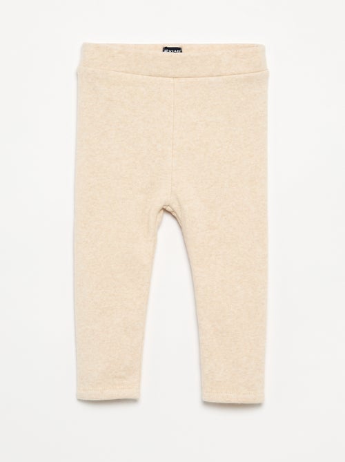 Legging uni en tricot gratté - Kiabi Legging uni en tricot gratté - Kiabi