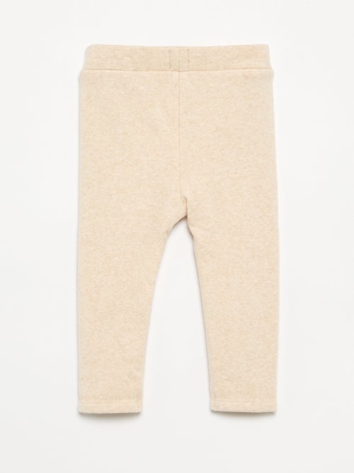 Legging uni en tricot gratté - Kiabi Legging uni en tricot gratté - Kiabi