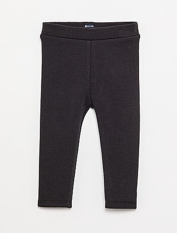 Legging uni en tricot gratté