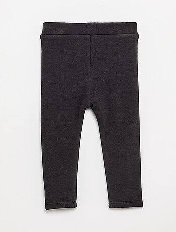 Legging uni en tricot gratté