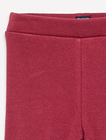 Legging uni en tricot gratté