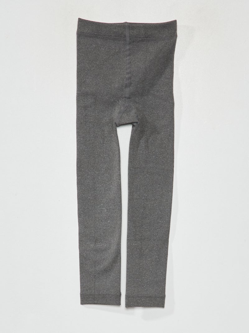 Legging uni Gris - Kiabi