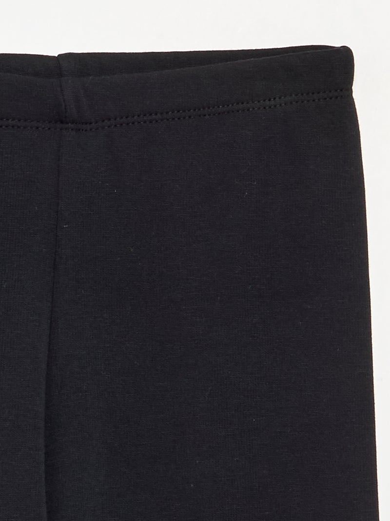 Legging uni Noir - Kiabi