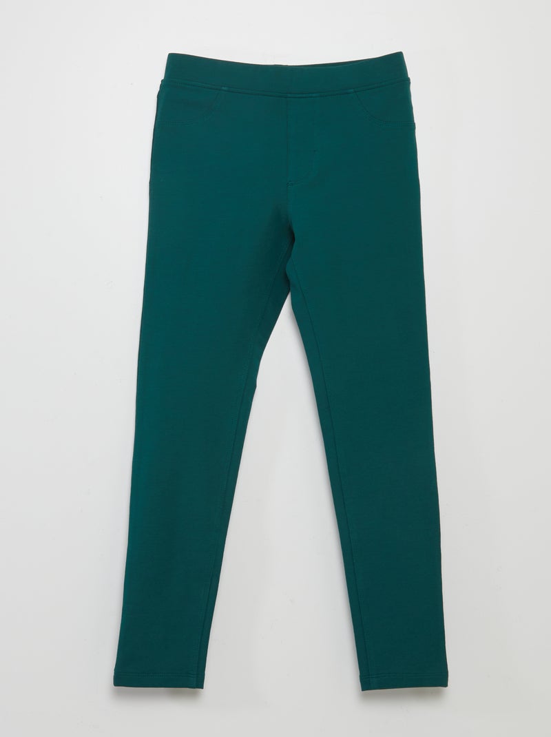 Legging uni VERT - Kiabi