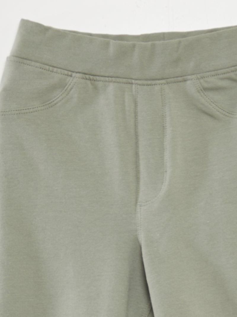 Legging uni Vert - Kiabi