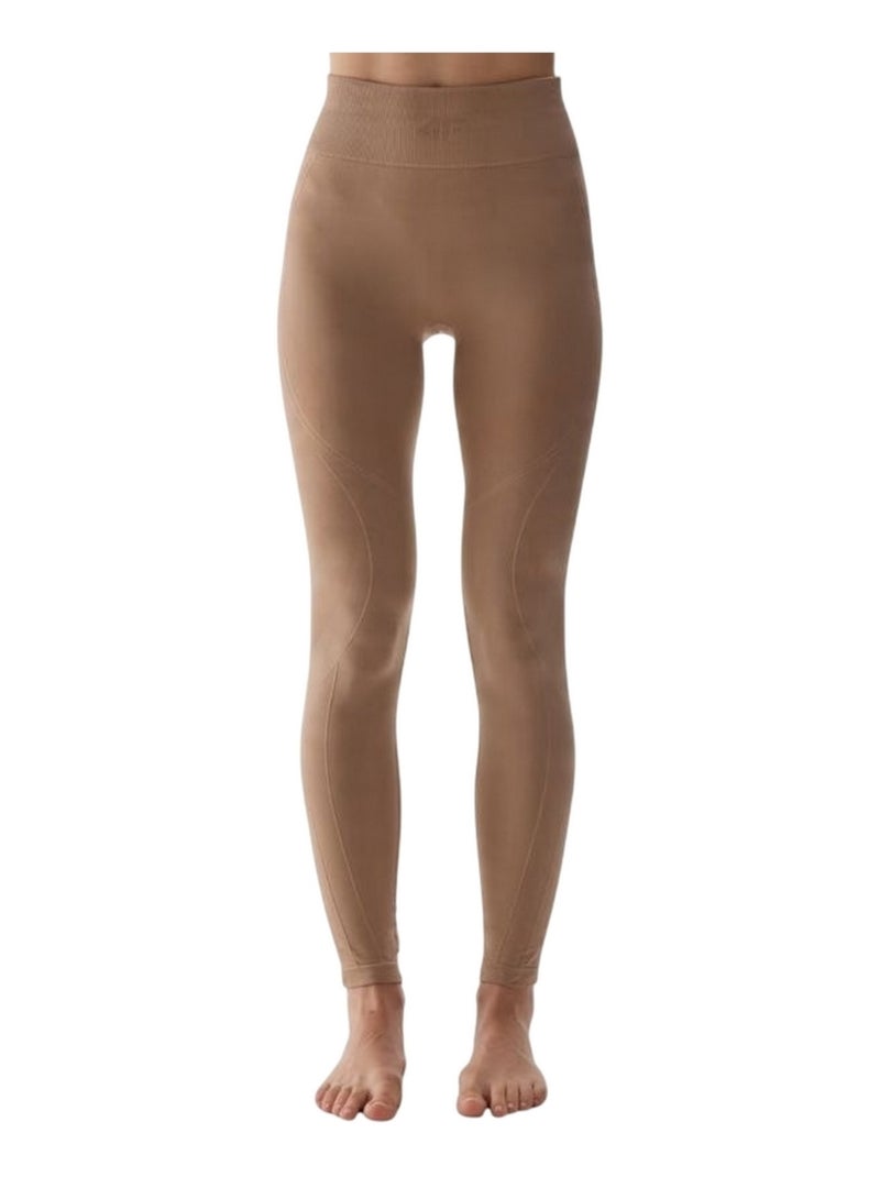 Legging waw24useaf157 - 4f Marron clair - Kiabi
