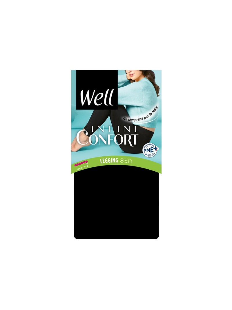 Legging WELL INFINI CONFORT Noir - Kiabi
