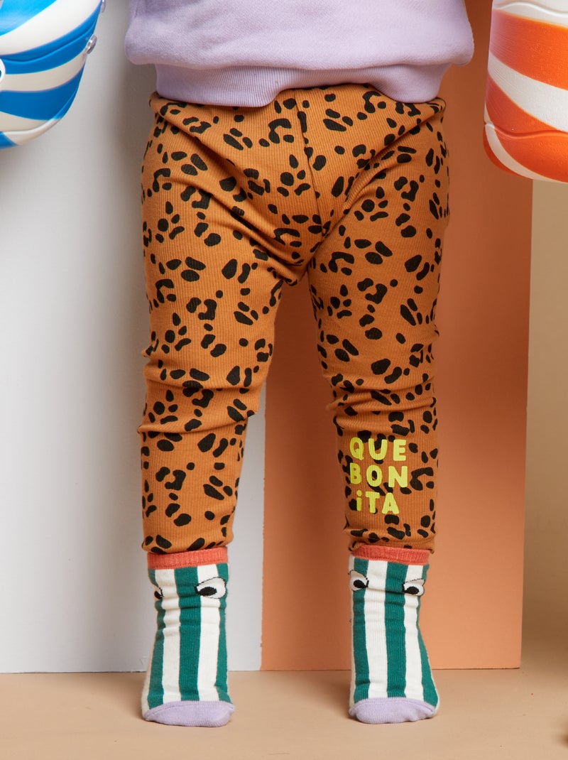 Legging X Taxi Brousse Marron - Kiabi