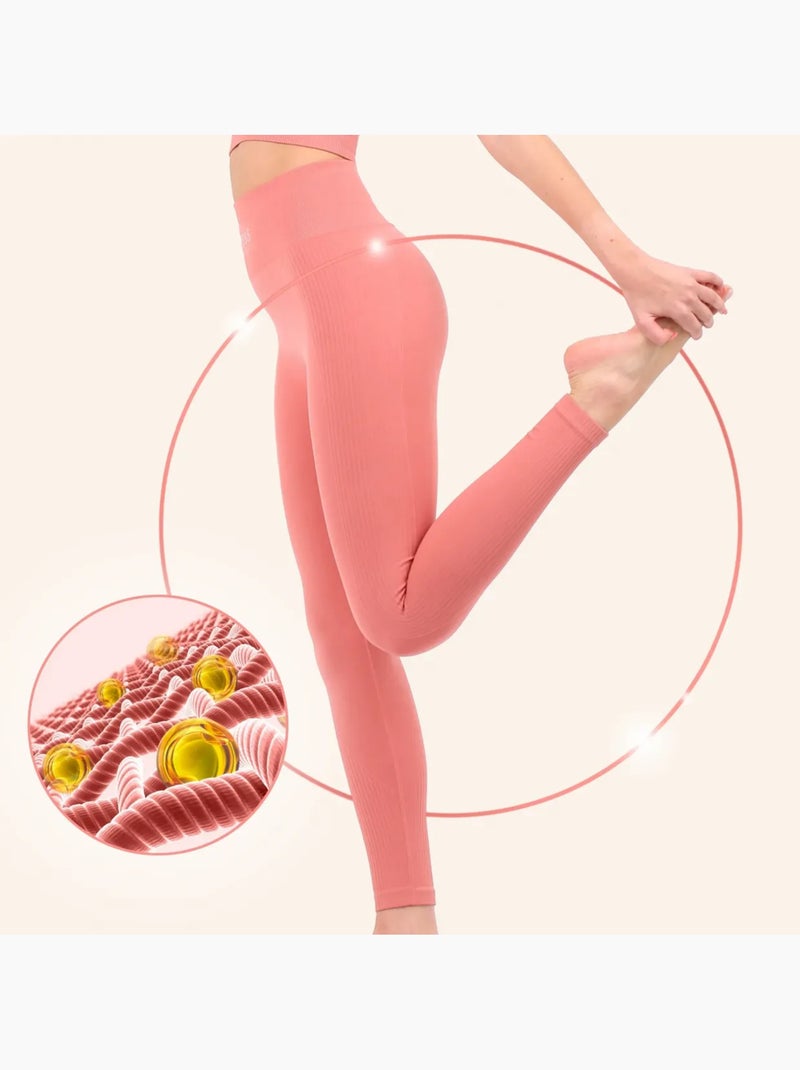 Legging Yogafit minceur Rose saumon - Kiabi